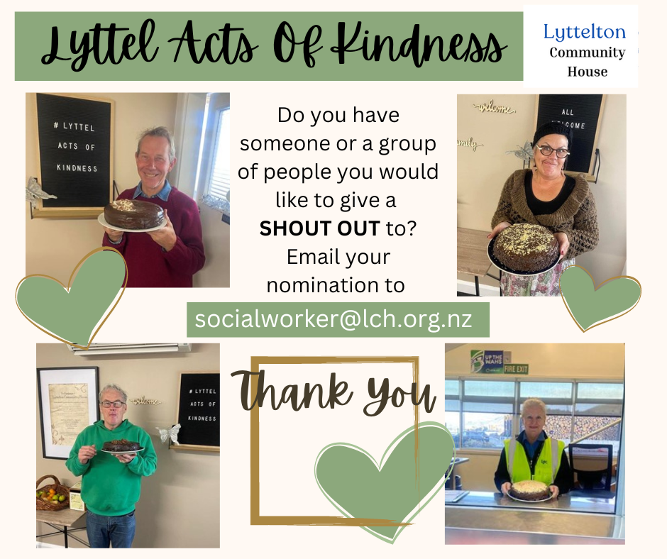 Lyttel Acts of Kindness updated community gifts in lyttelton