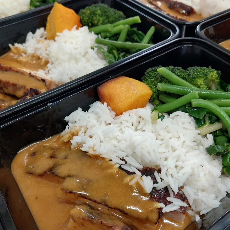 pork belly pork and rice dish